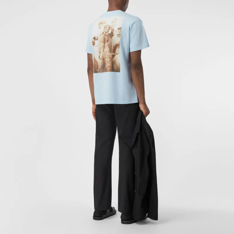 Burberry T-Shirt Men's Light Blue-5