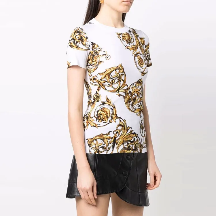 VERSACE JEANS COUTURE T Shirt Women's White-3