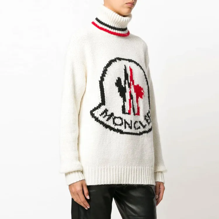 Moncler Loose Fit Sweater Women's White-2