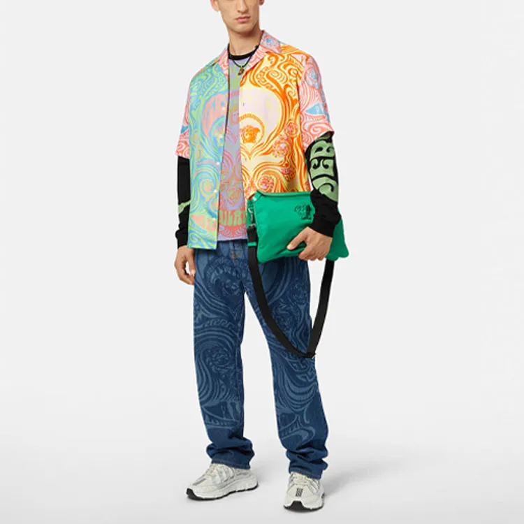 VERSACE T-Shirts Men Purple-1