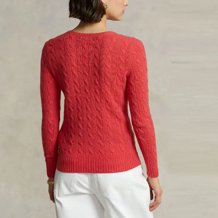 Polo Ralph Lauren Cashmere Sweater Women's Red-3