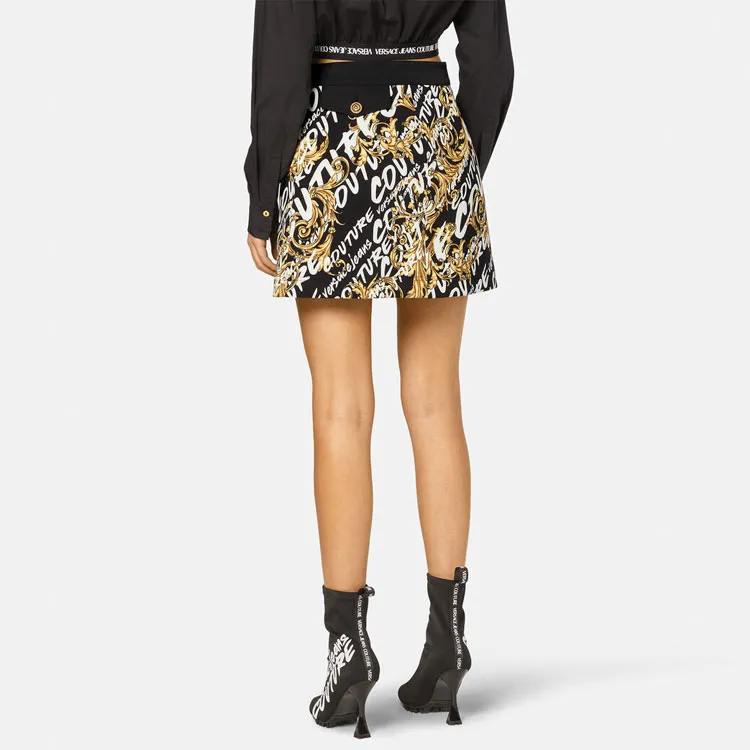 VERSACE JEANS COUTURE FW22 Skirt Women's Black-2