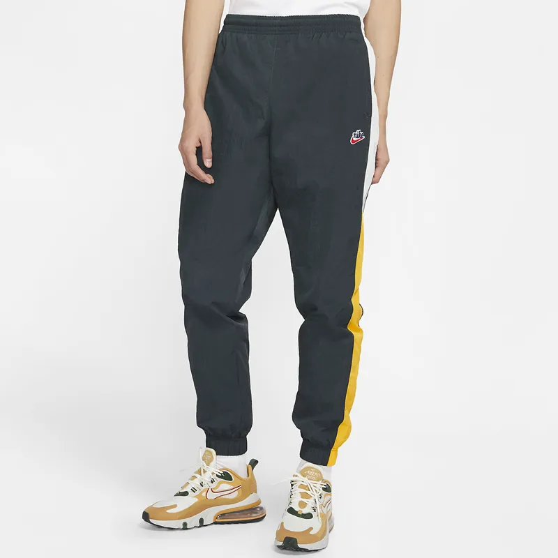 Nike Knitted Sweatpants Men Dark Gray Green-1