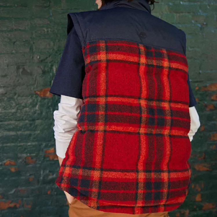 Timberland Colorblock Stand Collar Thickened Down Jacket Men's-6