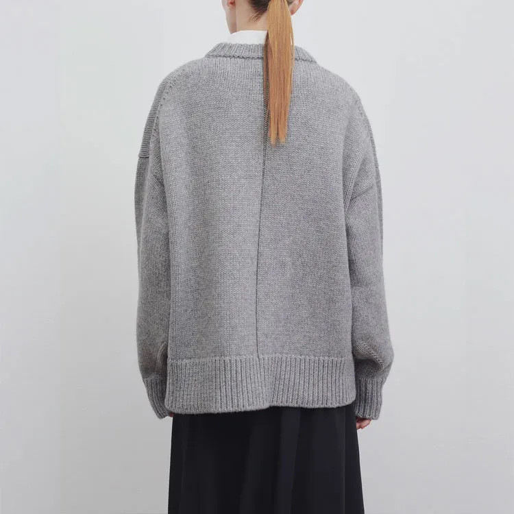 THE ROW Puff-Sleeved Crewneck Jumper-4