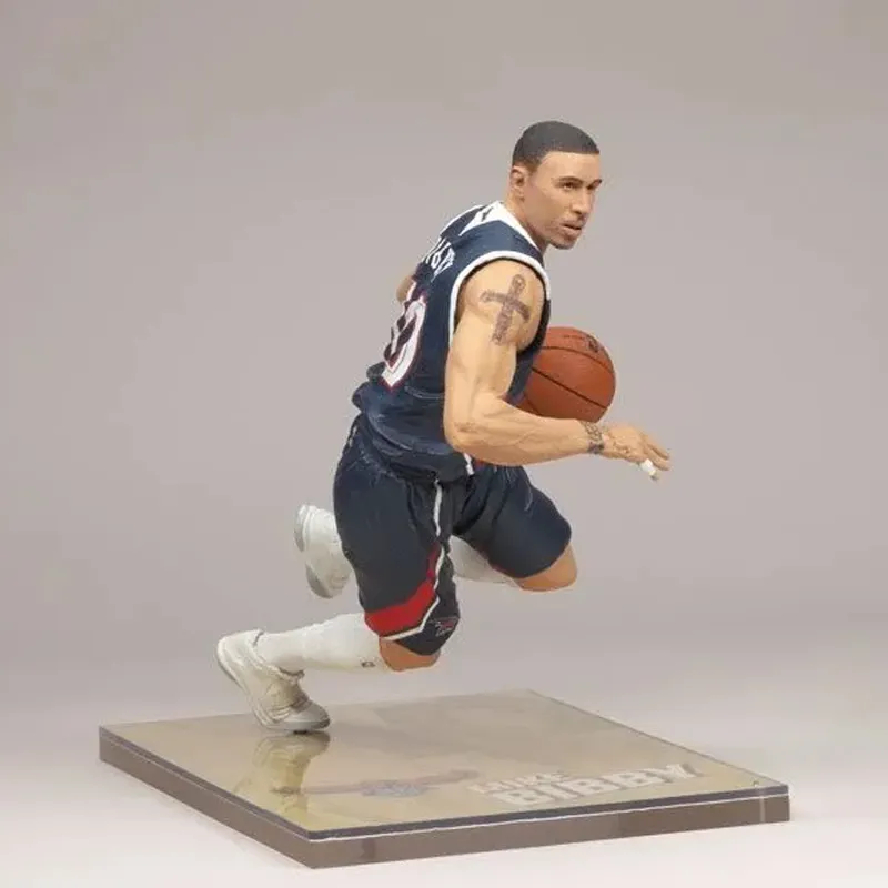 McFARLANE NBA Player NBA Series Mike Flanagan, 15th Generation, Mike Bibby 2 Scale Figures-2