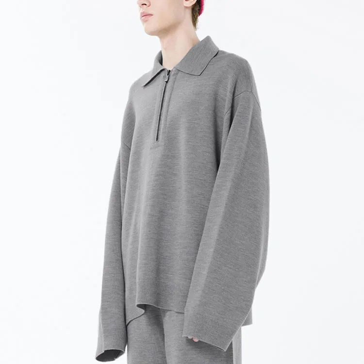 A PERSONAL NOTE 73 Sweaters Men Mixed Smoke Gray-4