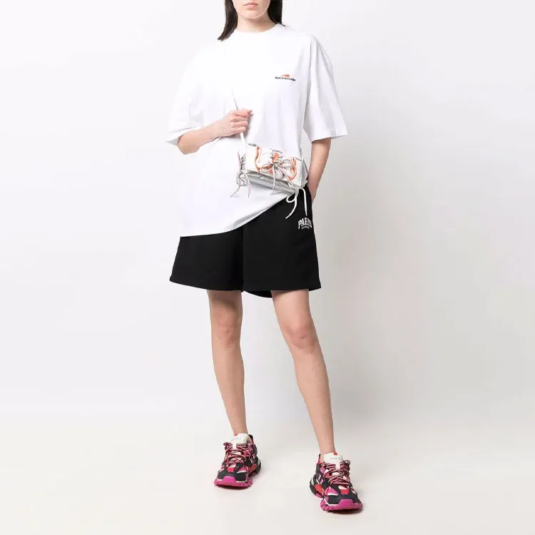 Balenciaga Paris Sweat Shorts-1