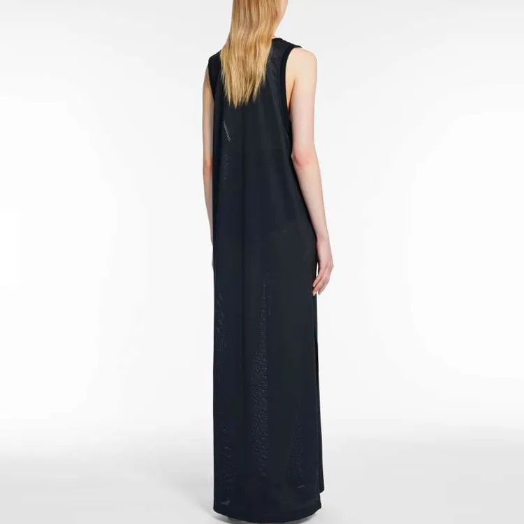 MaxMara Sleeveless Dresses Women's Black-3