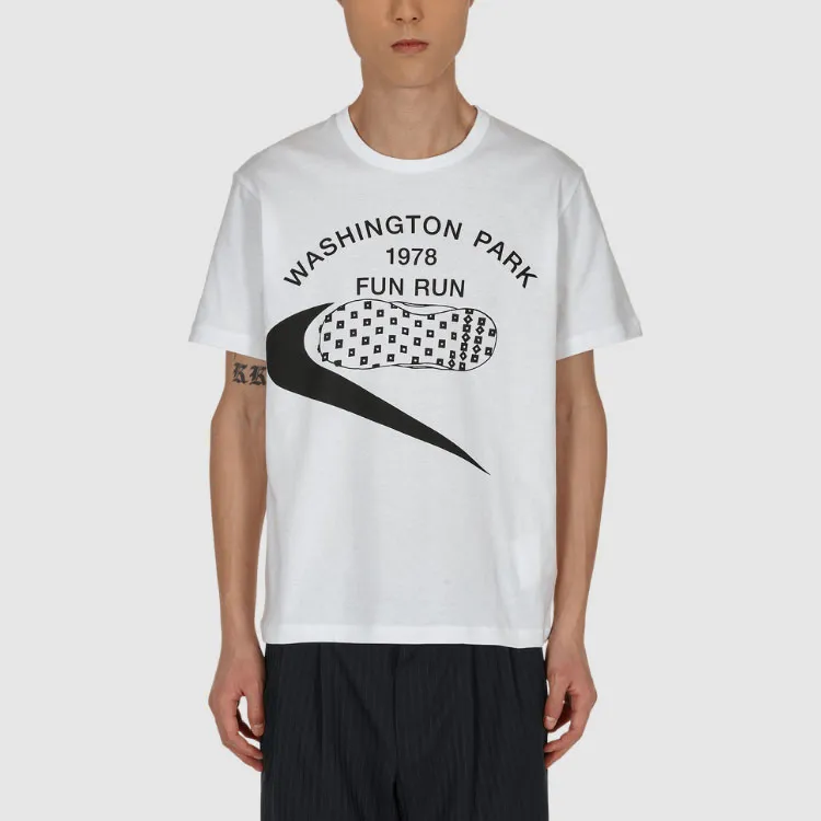 Nike X CDG T-Shirts Men White-3