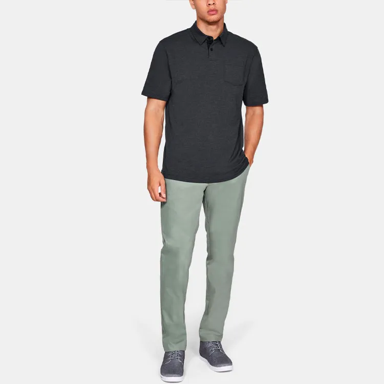 Under Armour Charged Polo Shirts Men Black-2