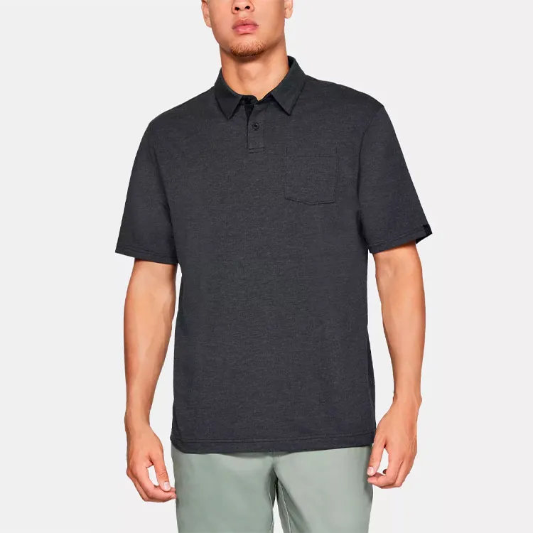 Under Armour Charged Polo Shirts Men Black-3