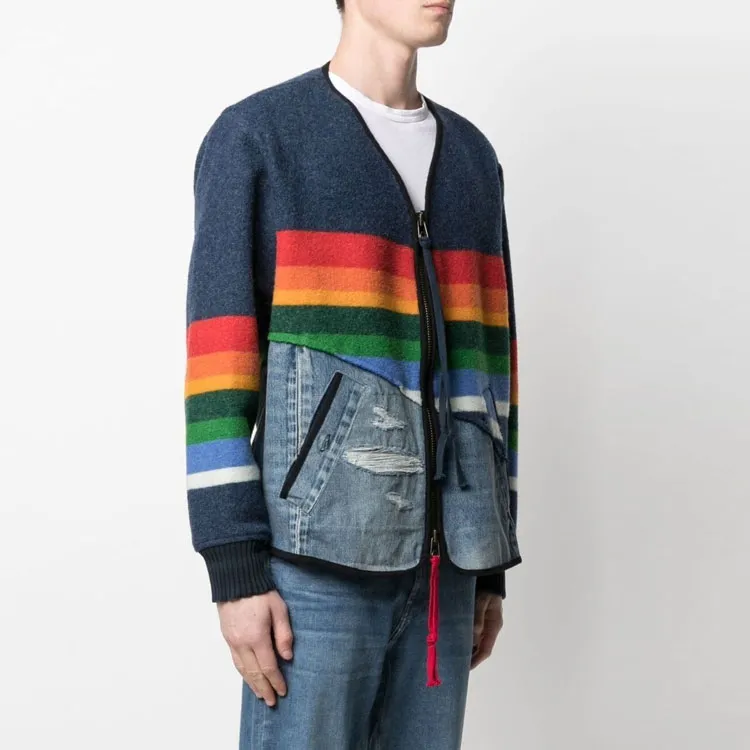 GREG LAUREN Jackets Men Blue-3
