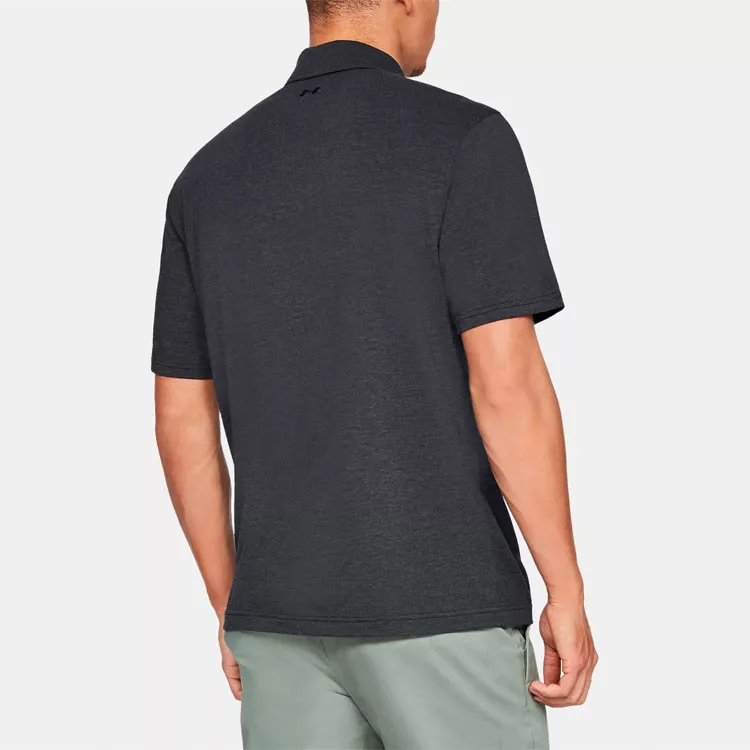 Under Armour Charged Polo Shirts Men Black-4