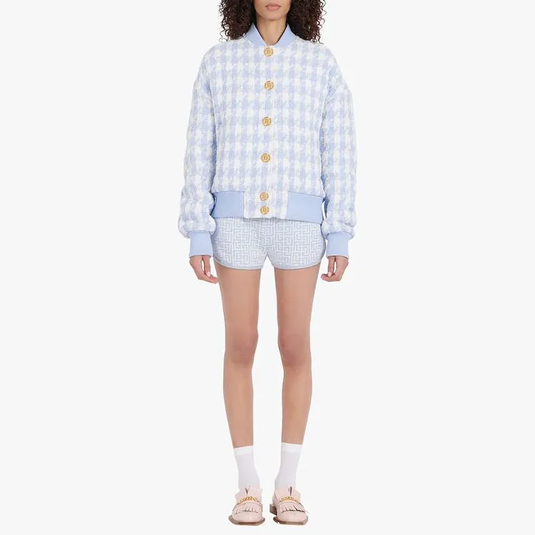 BALMAIN Jackets Women's Blue-3
