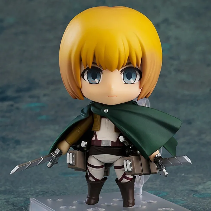 GSC Nendoroid No.1382 Attack On Titan Armin Arlert Survey Corps Chibi Figures 10cm-4