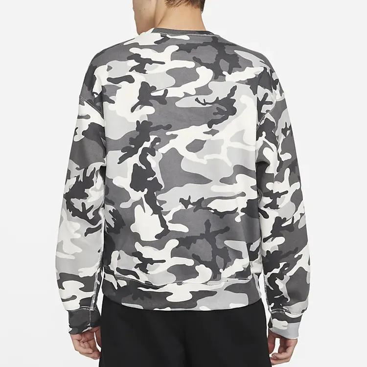 Nike Sweatshirts Men Gray-3