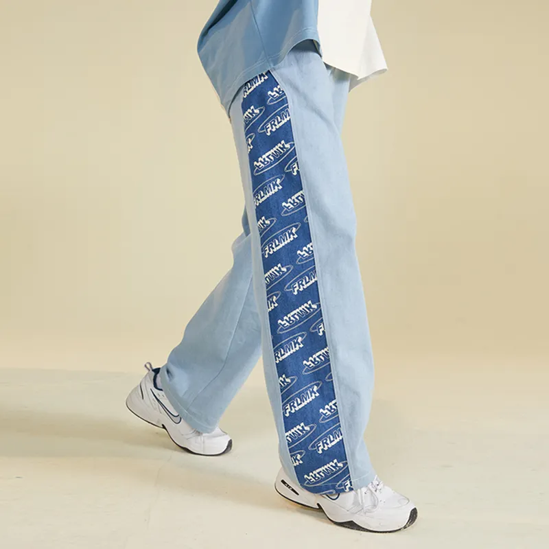 FRLMK Straight Jeans Unisex Blue-4