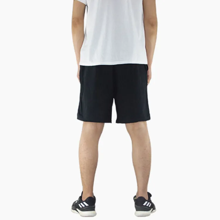 Champion Men's Logo Embroidered Cotton Jersey 9'' Shorts Black-4
