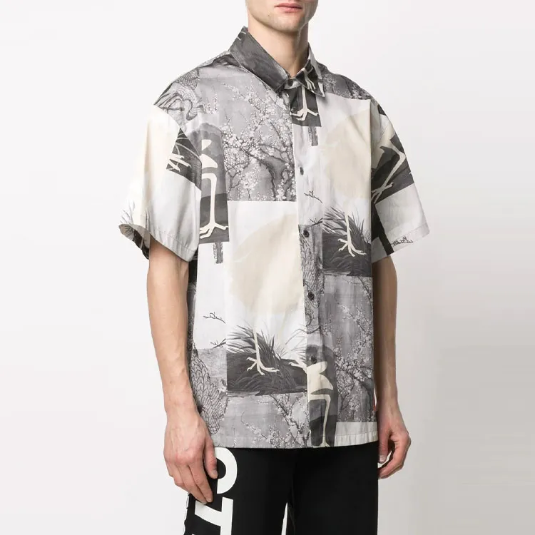 HERON PRESTON Shirts Men Gray-2