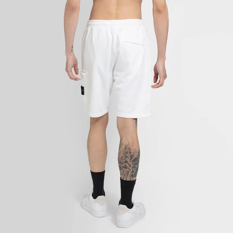 STONE ISLAND Casual Shorts Men's White-3