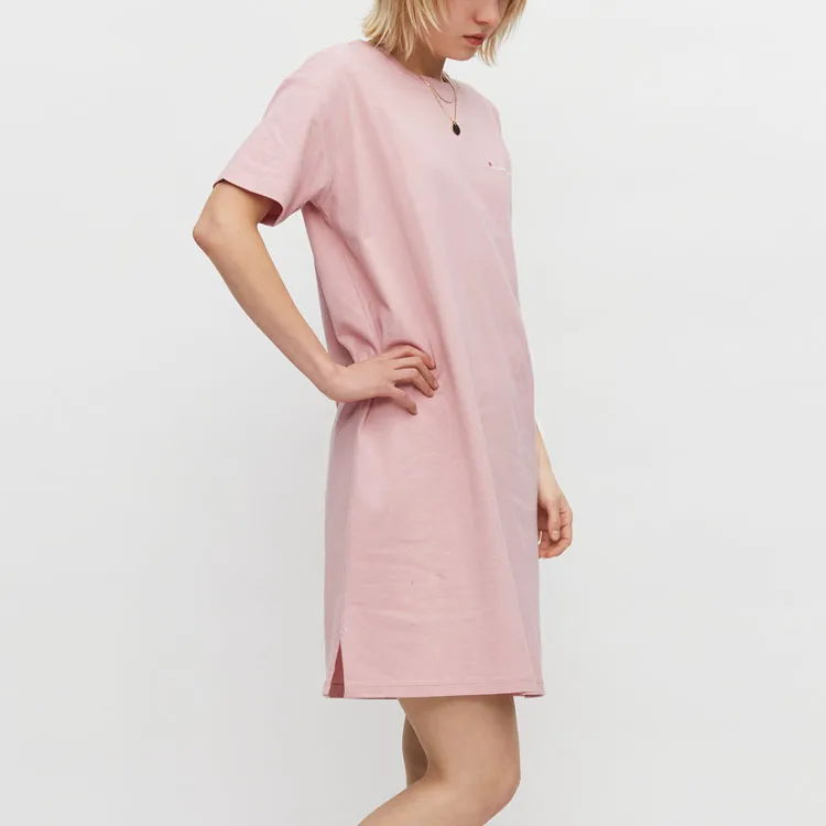 Champion Crew Neck Loose Fit Short Sleeved Dress Japan Version Women's-8
