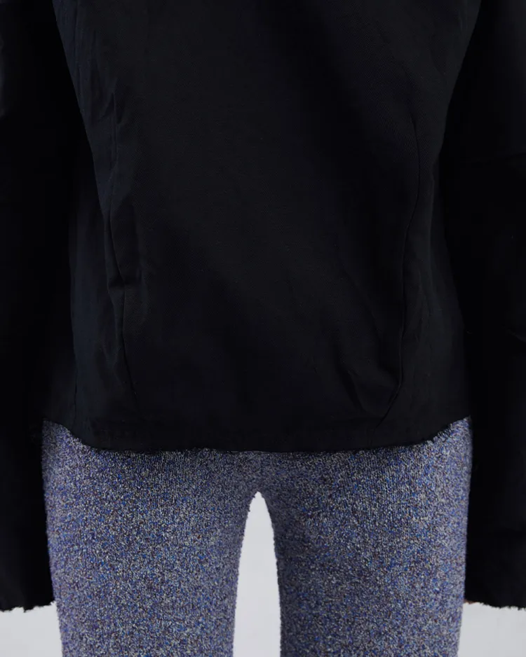 logo-print hooded puffer jacket Purple