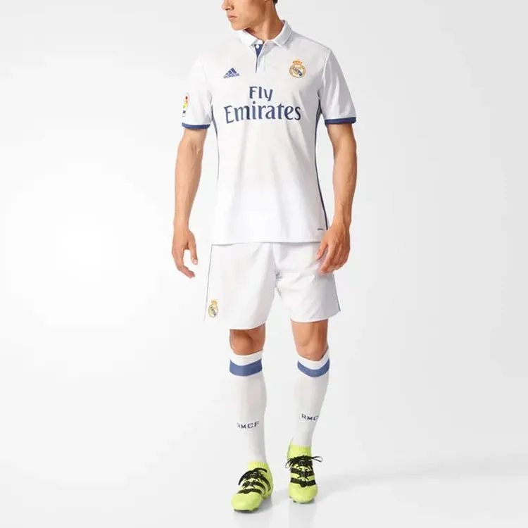 Adidas Real Madrid Soccer Jerseys Men White-2