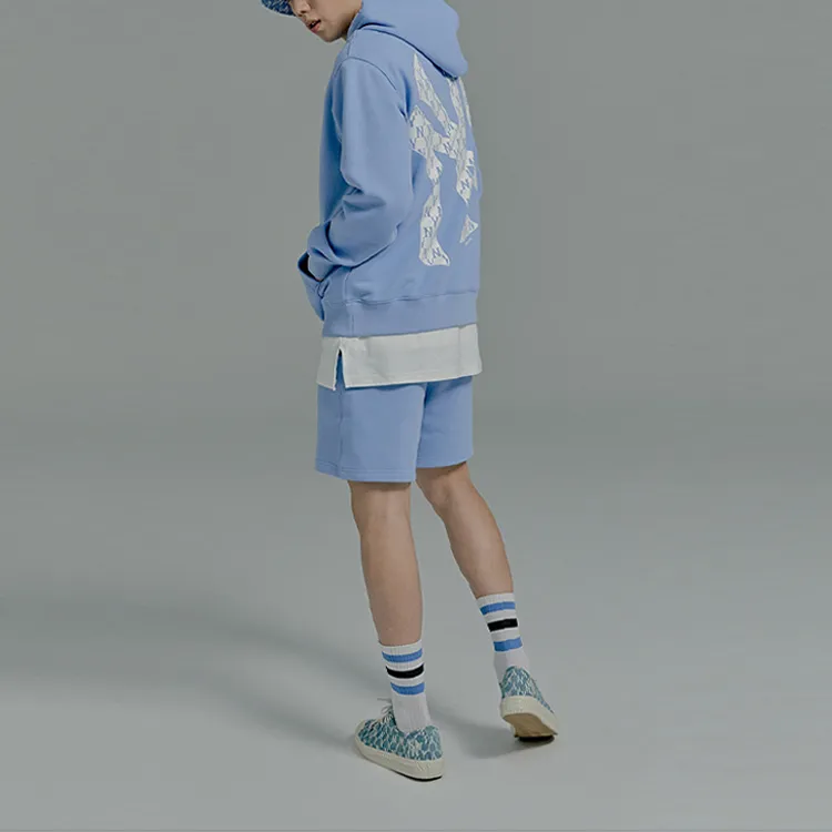 MLB Mlb Base Logo Casual Shorts Unisex Blue-3