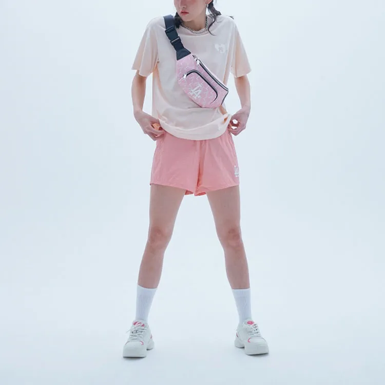 MLB Set in Sleeve T Shirt Unisex Pink-3