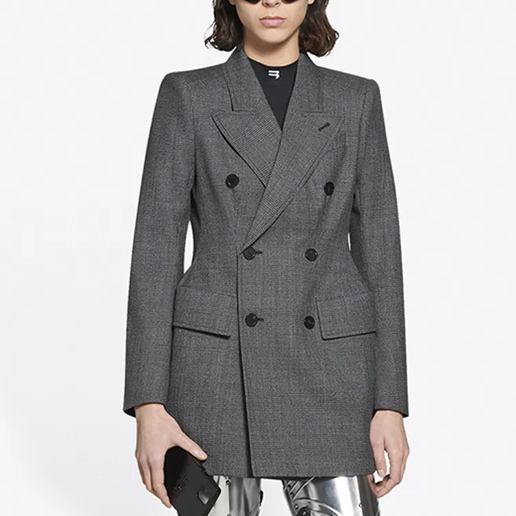 Balenciaga Coats Women's Gray-4