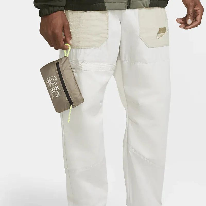 Nike Fabric Shoe Box Bag Clutch Handbag Regular Unisex Tan-6