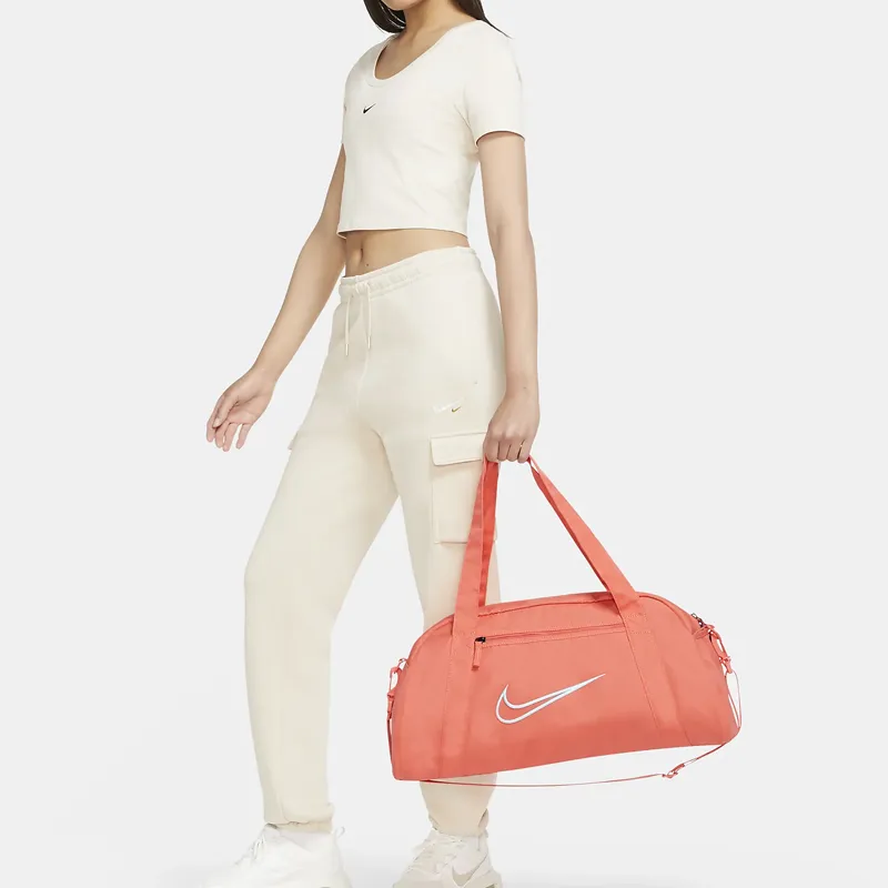 Nike Fabric Portable Crossbody Travel Bag Unisex Orange/Bright Orange-5