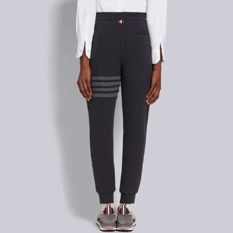 THOM BROWNE 4 Bar Tapered Track Pants-3
