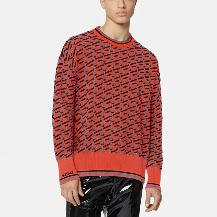VERSACE Sweaters Men Red-1