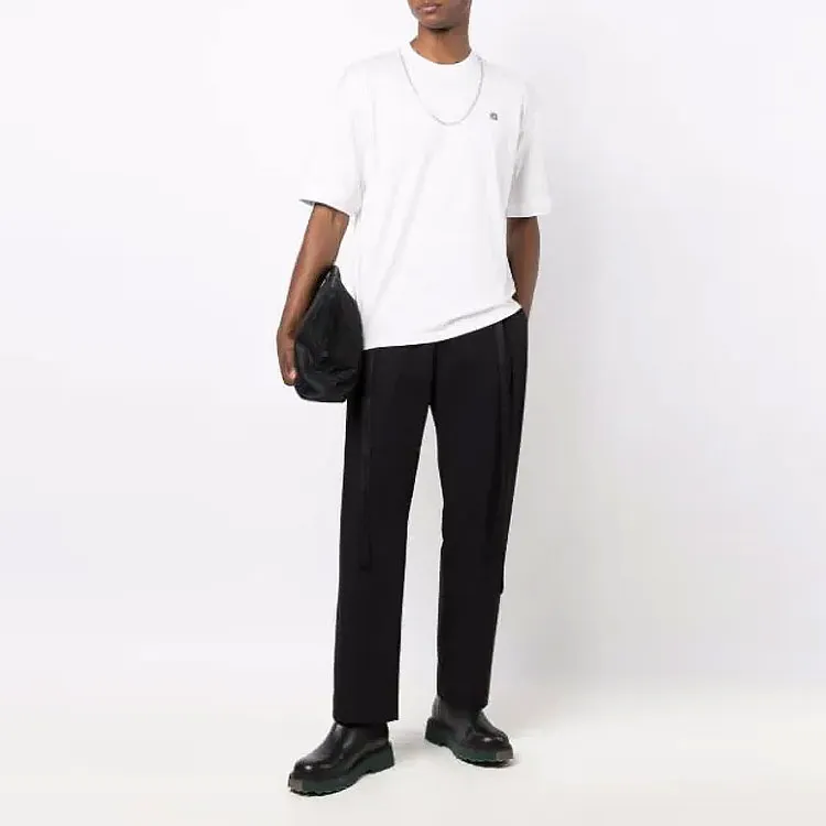 AMBUSH Chain Collar Detail Crewneck T Shirt-2