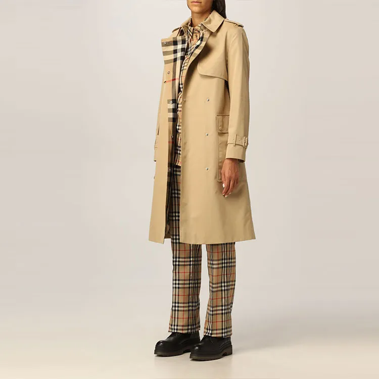 Burberry Trench Coats Women's Light Brown-5