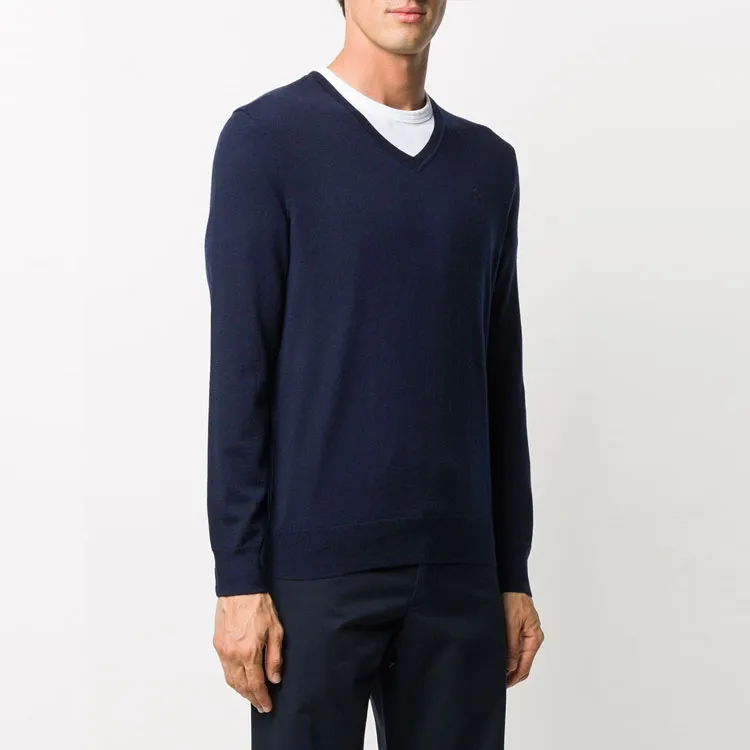 Polo Ralph Lauren Logo Embroidered V neck Jumper-4