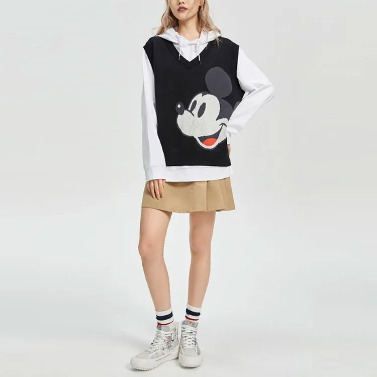 Disney X LINING Tank Tops Women's Black-2