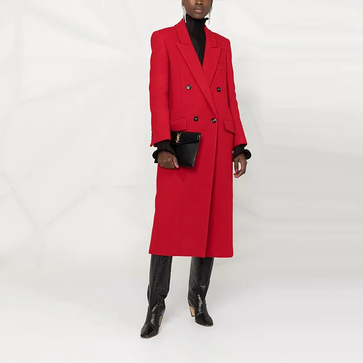 SAINT LAURENT Velvet Jackets Women's Red-1