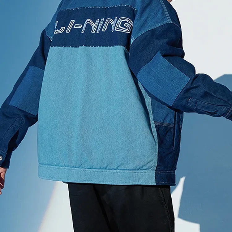 LiNing Puffer Jackets Men Blue-7