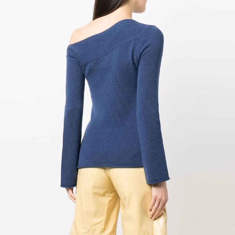 THEORY Slim Fit Sweater Women's Blue-1