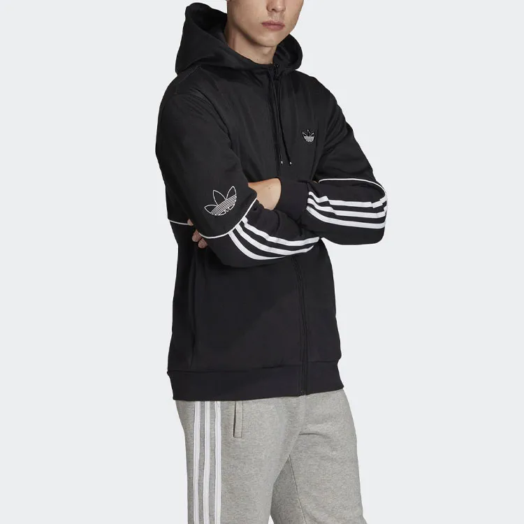 Adidas Originals Jackets Men Black-8