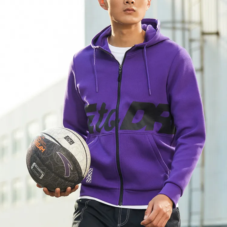 Anta Basketball Collection Jacket Men's Persian Purple-5