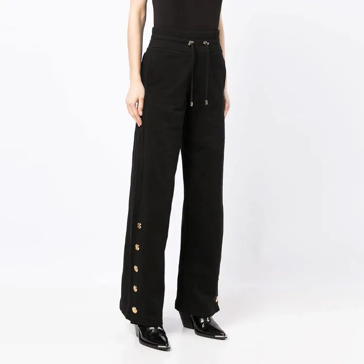 BALMAIN Knitted Sweatpants Women's Black-2