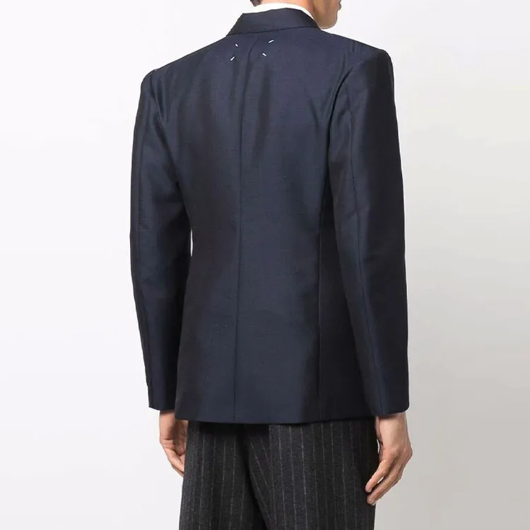 Maison Margiela Double breasted Navy Blazer-2