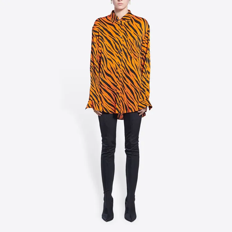 Balenciaga Shirts Women's Orange-3