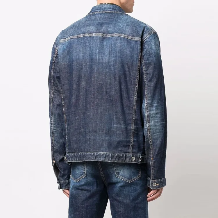 DSQUARED2 Graffiti Logo print Denim Jacket-2