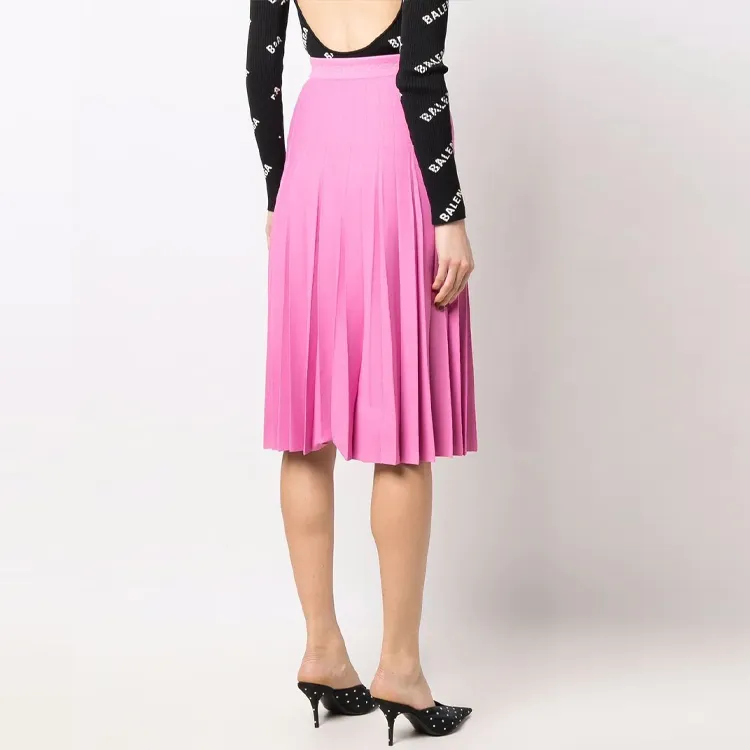 Balenciaga Casual Long Skirts Women's Pink-2