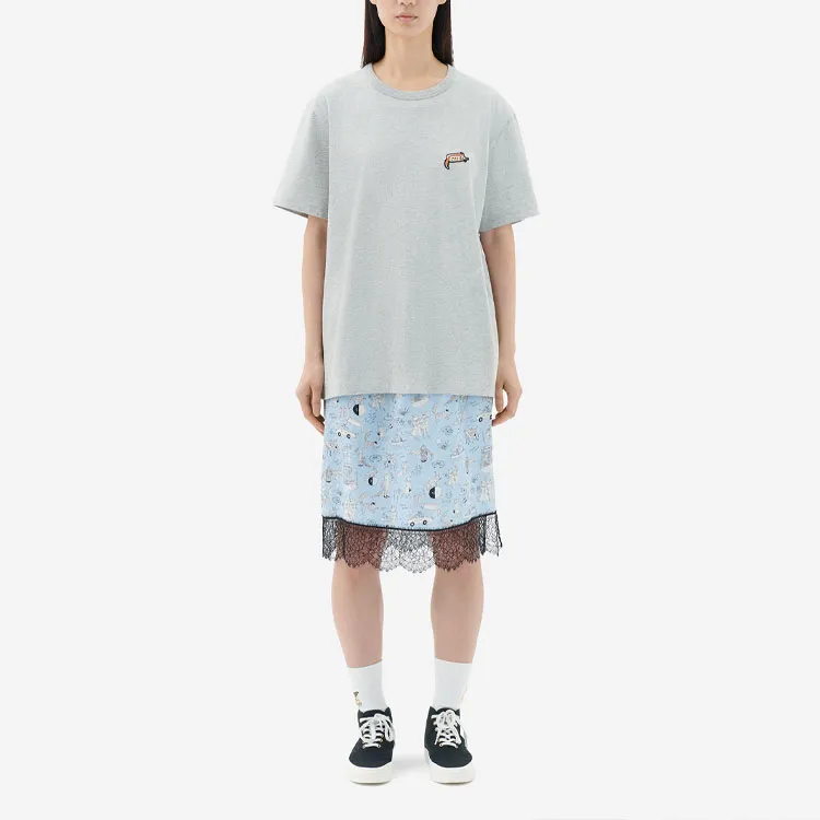Maison Kitsune T Shirts Unisex Gray-2